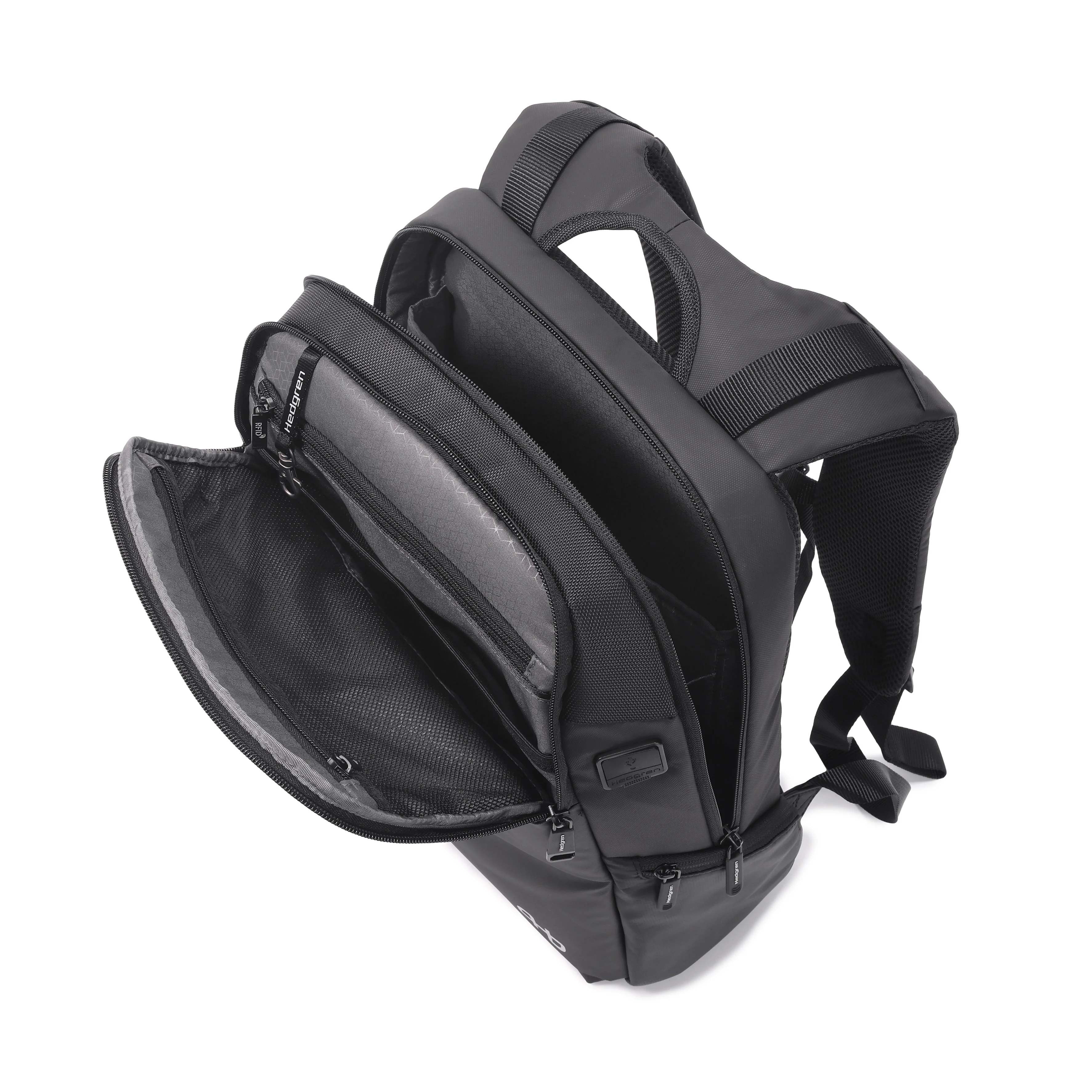 RAIL | 3 compartment Backpack 15.6" + rain cover + RFID - Image 4