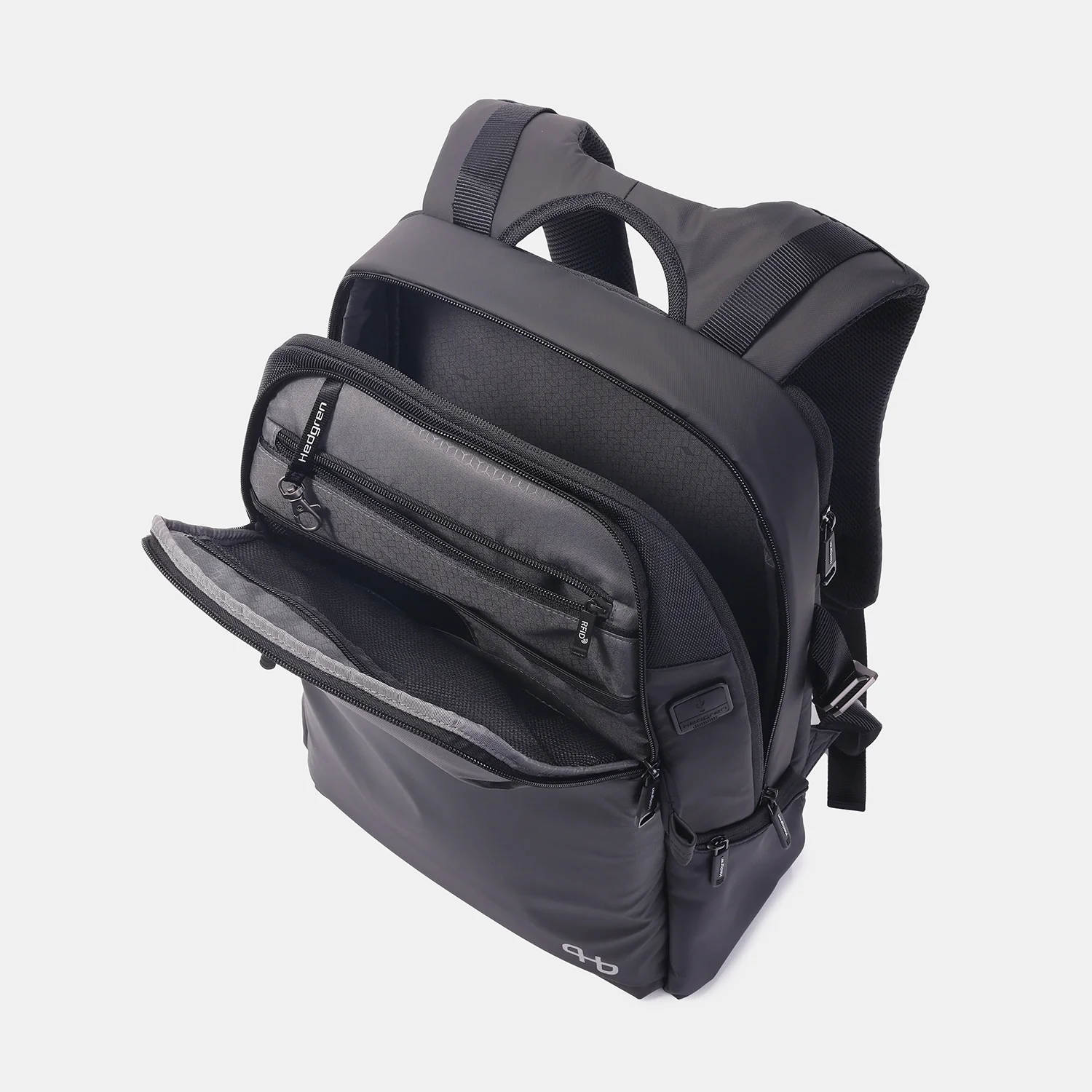 RAIL | 3 compartment Backpack 15.6" + rain cover + RFID - Image 6